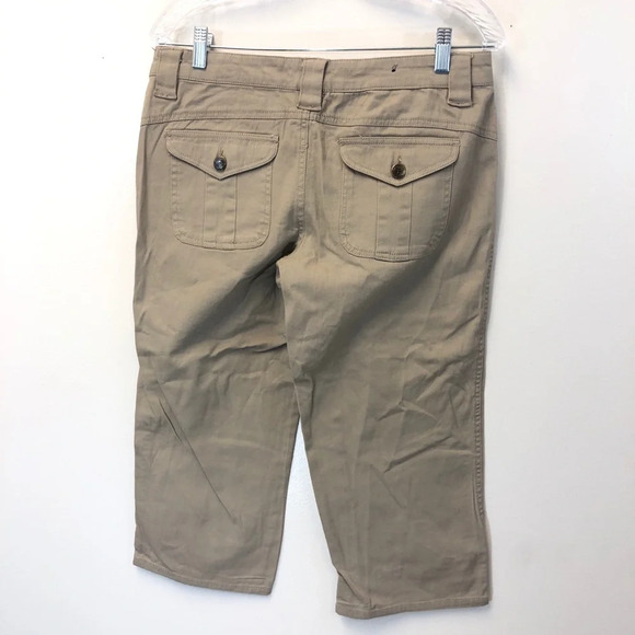 Earl JEAN khaki capri pant‎ 9 - Picture 2 of 4